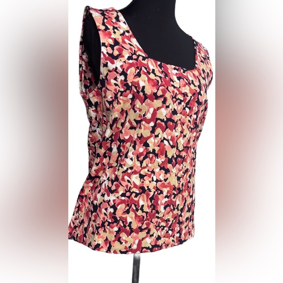 C- Chicos Floral Print square neck Tank Top NWT - Picture 8 of 17